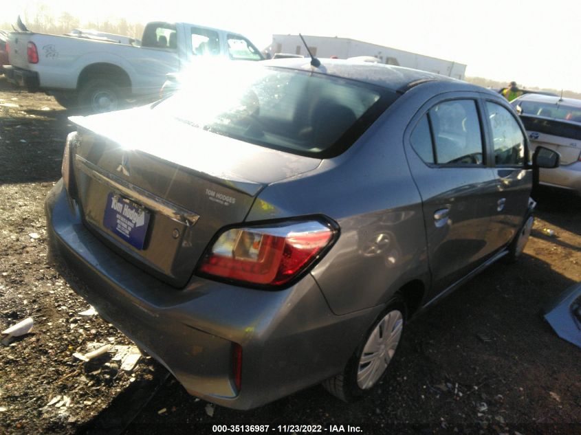 2022 MITSUBISHI MIRAGE G4 ES/LE/BLACK EDITION VIN: ML32FUFJ0NHF09339