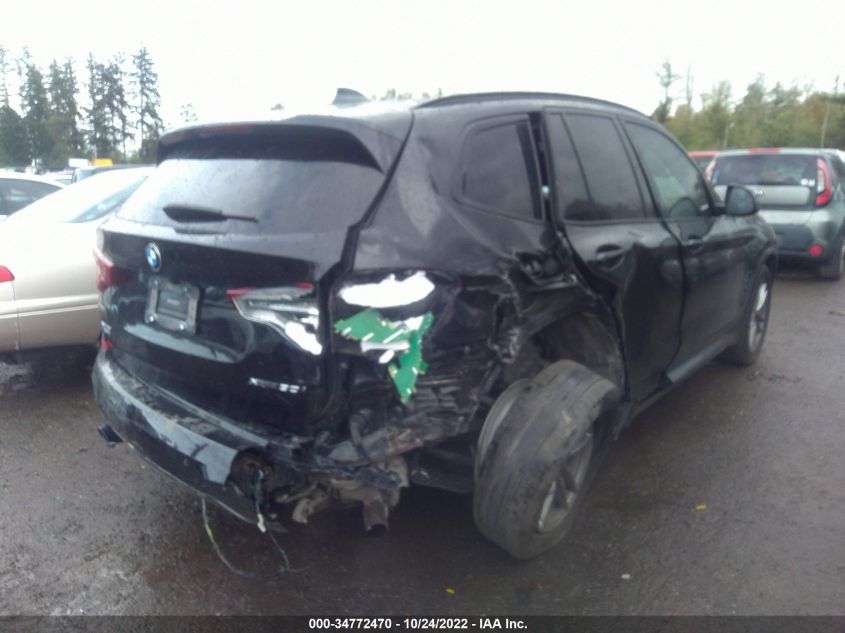 2021 BMW X3 XDRIVE30I VIN: 5UXTY5C03M9F54411