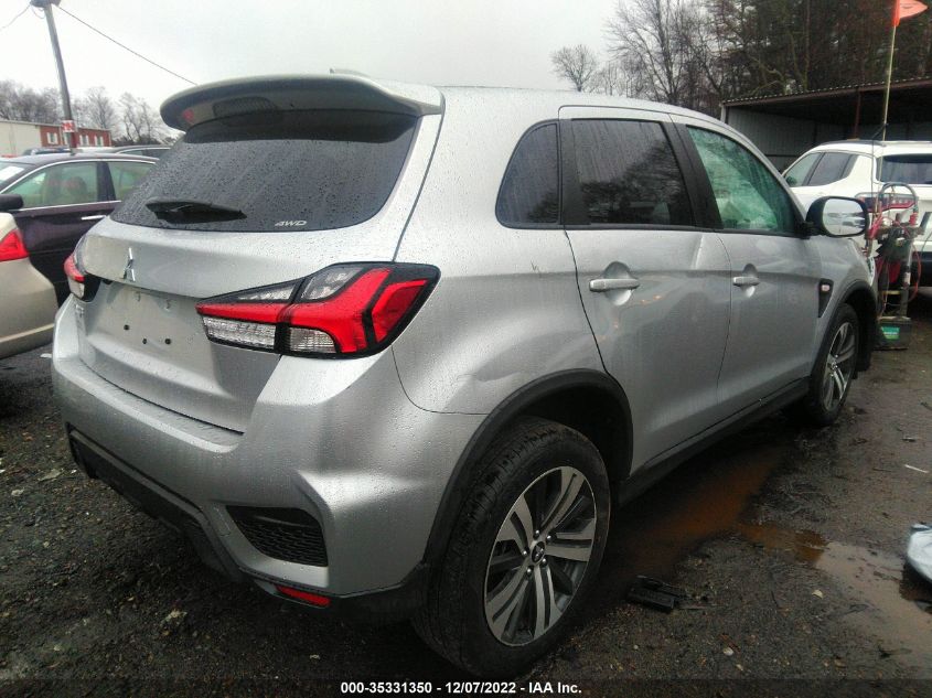 2022 MITSUBISHI OUTLANDER SPORT ES/LE/SE VIN: JA4ARUAU9NU006327