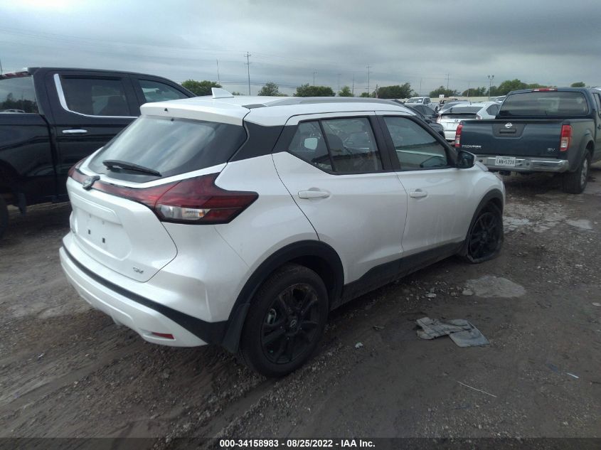 2022 NISSAN KICKS SV VIN: 3N1CP5CV0NL480907