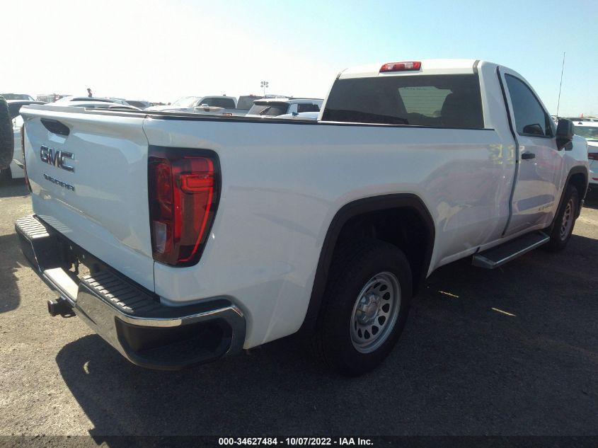 2022 GMC SIERRA 1500 PRO VIN: 3GTNHAED4NG533083