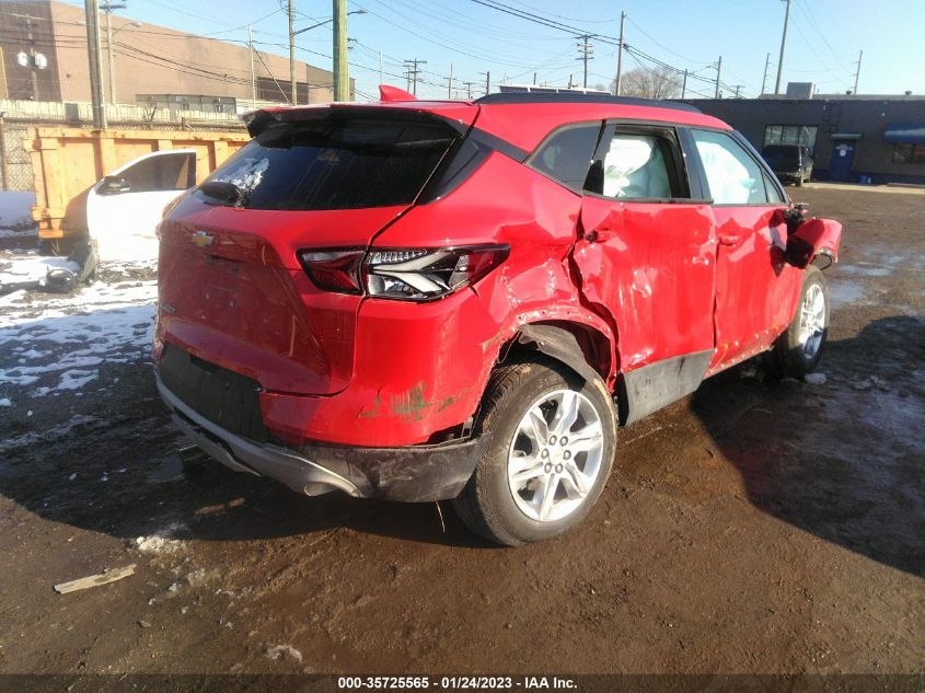 2022 CHEVROLET BLAZER LT VIN: 3GNKBCR42NS118889