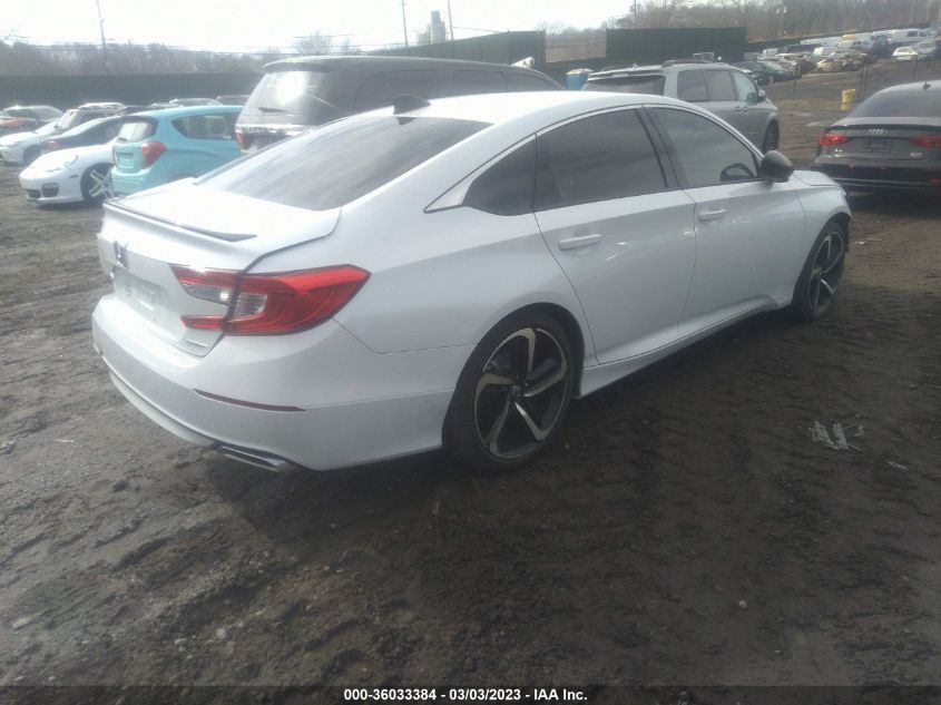 2022 HONDA ACCORD SEDAN SPORT VIN: 1HGCV1F35NA123107