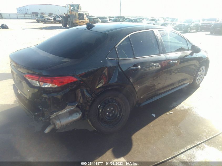 2022 TOYOTA COROLLA LE VIN: 5YFEPMAEXNP306378