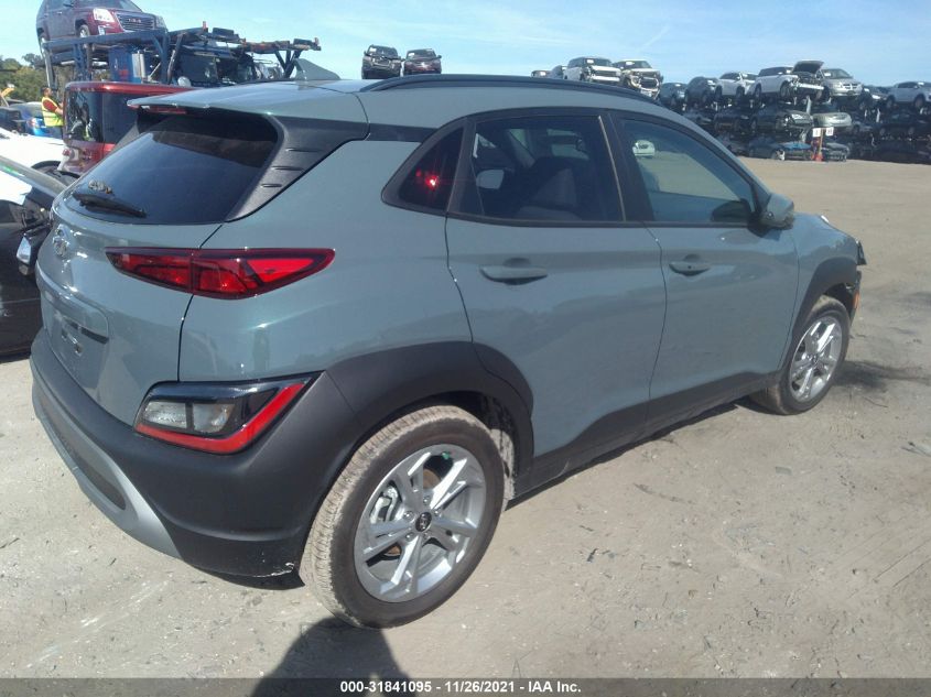 2022 HYUNDAI KONA SEL VIN: KM8K62AB1NU788494