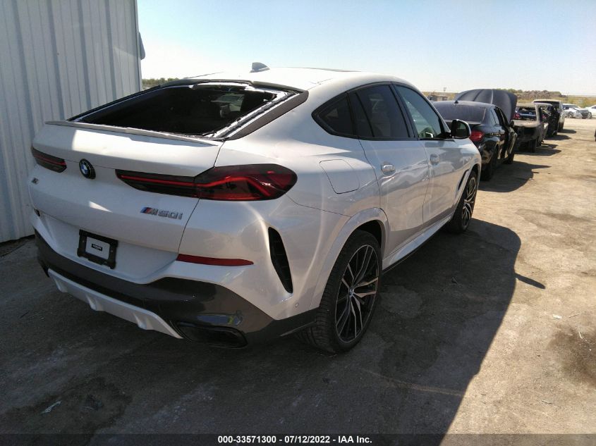 2022 BMW X6 M50I VIN: 5UXCY8C04N9K51427