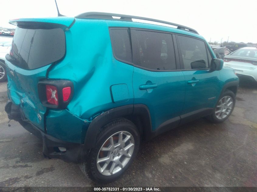 2021 JEEP RENEGADE LATITUDE VIN: ZACNJCBB9MPN26434