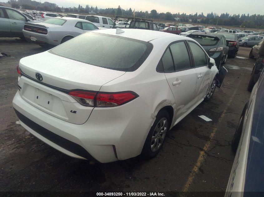2021 TOYOTA COROLLA LE VIN: 5YFEPMAEXMP267080