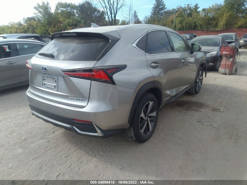 2021 LEXUS NX NX 300H VIN: JTJGJRDZ9M2150723
