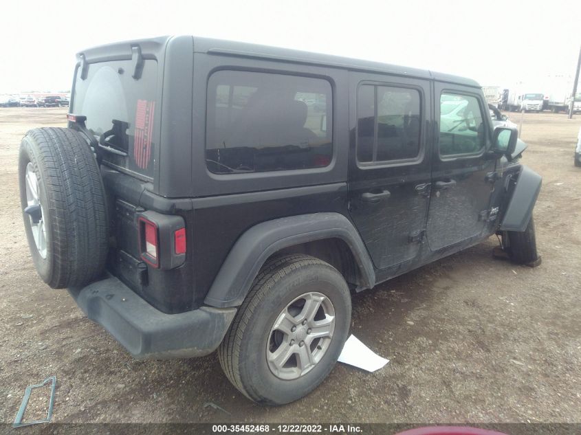 2020 JEEP WRANGLER UNLIMITED SPORT S VIN: 1C4HJXDN8LW224052