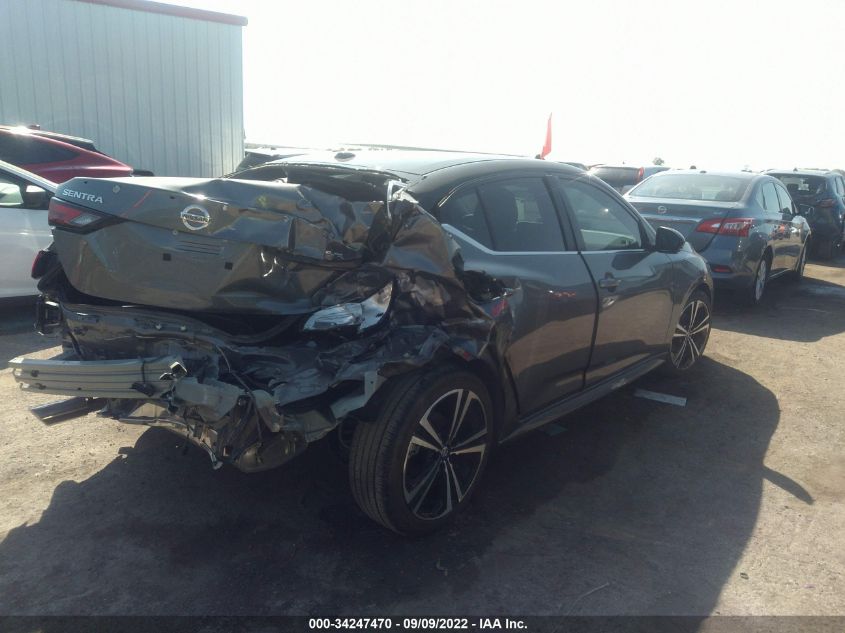 2022 NISSAN SENTRA SR VIN: 3N1AB8DV6NY279277