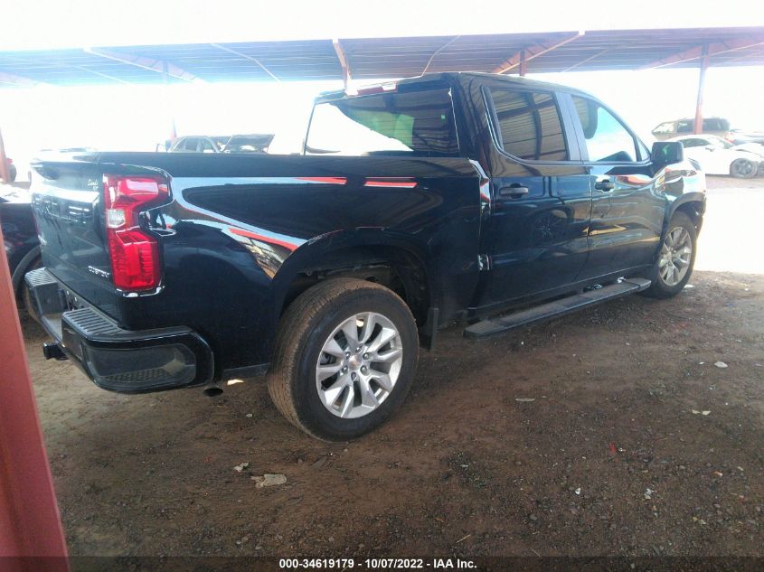 2022 CHEVROLET SILVERADO 1500 CUSTOM VIN: 3GCPABEK3NG513246