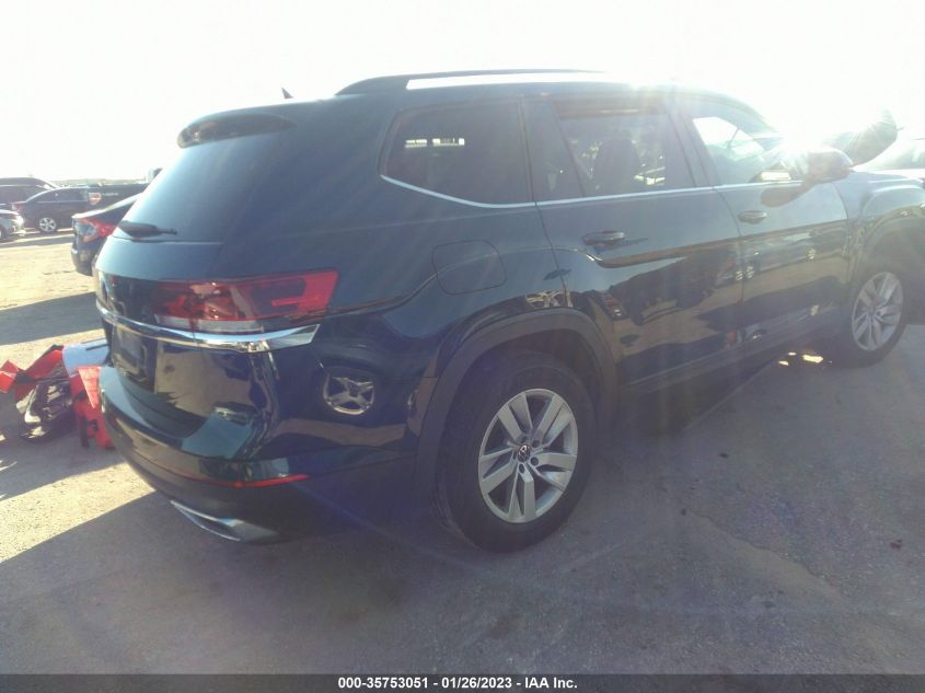2021 VOLKSWAGEN ATLAS 2.0T S VIN: 1V2AP2CA8MC501205
