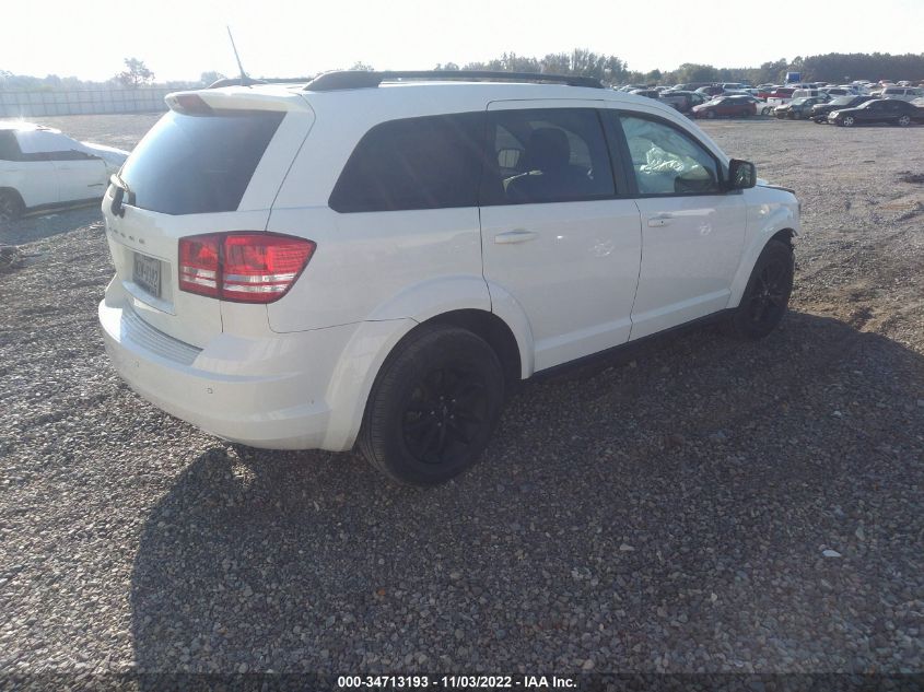 2020 DODGE JOURNEY SE VALUE VIN: 3C4PDCAB6LT237152