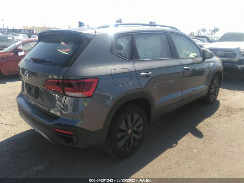 2022 VOLKSWAGEN TAOS S VIN: 3VVDX7B26NM056647