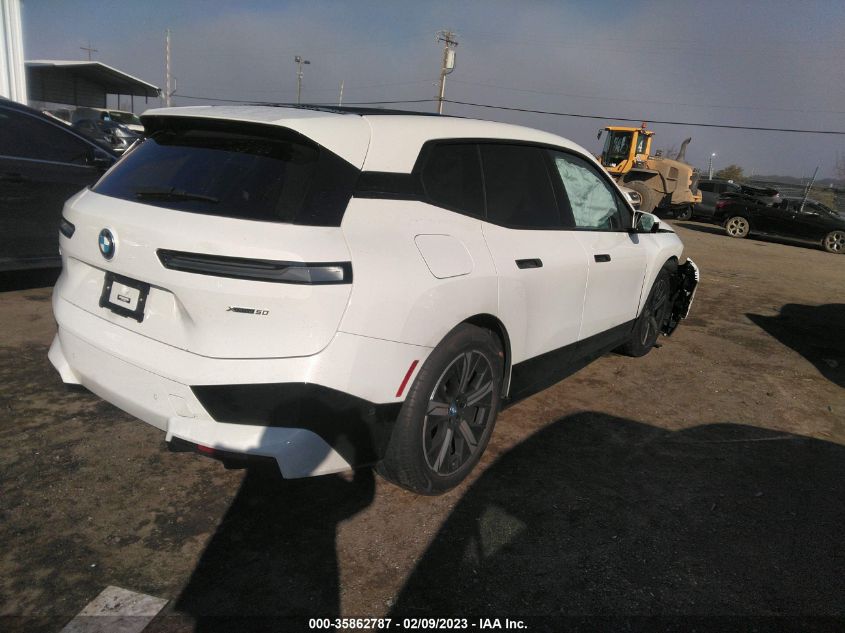 2022 BMW IX XDRIVE50 VIN: WB523CF01NCK47831