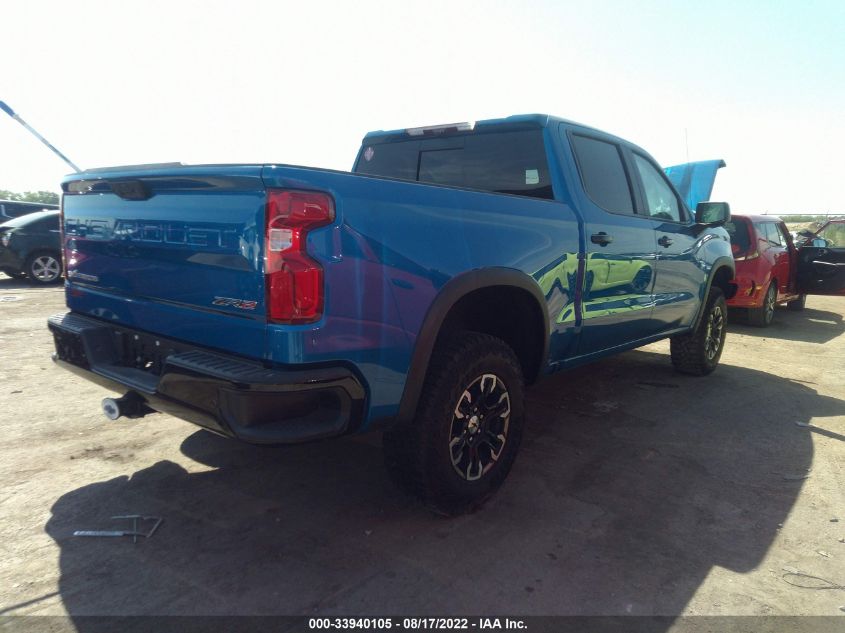2022 CHEVROLET SILVERADO 1500 ZR2 VIN: 3GCUDHEL1NG575671