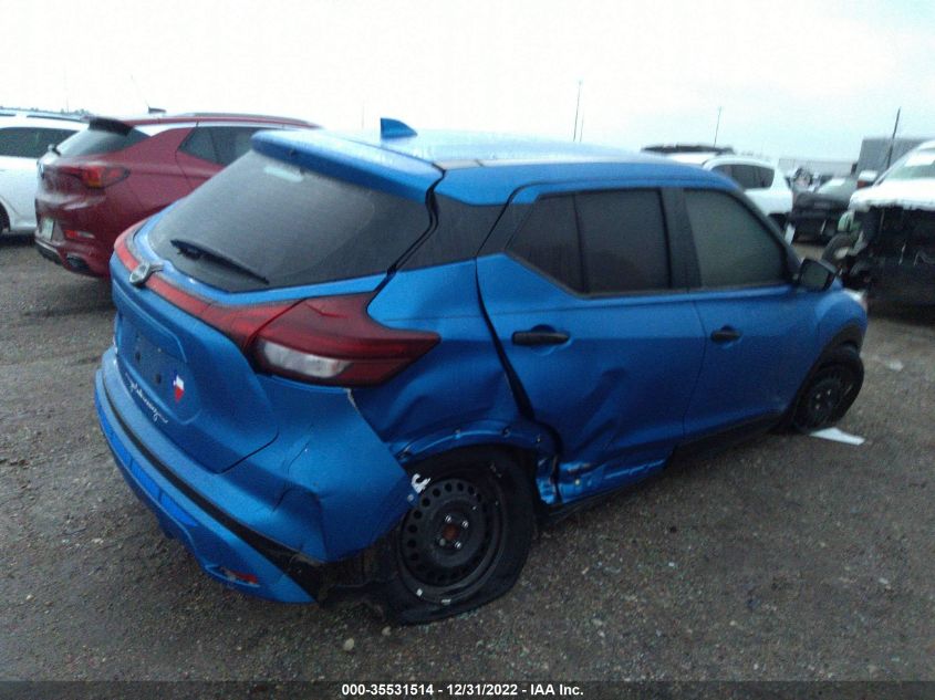2022 NISSAN KICKS S VIN: 3N1CP5BVXNL513185