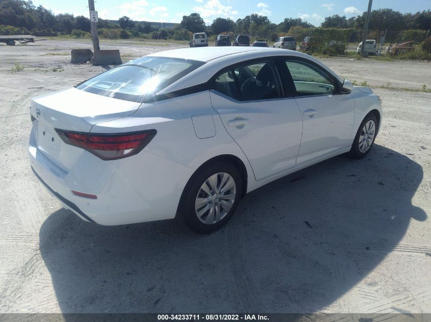 2022 NISSAN SENTRA S VIN: 3N1AB8BV5NY287373
