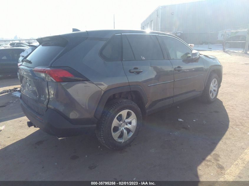 2022 TOYOTA RAV4 LE VIN: 2T3G1RFV9NC295445