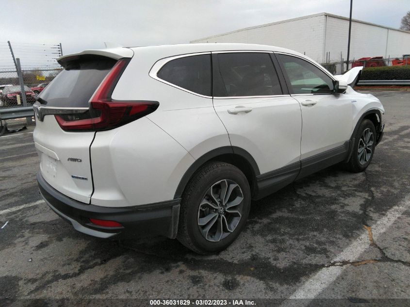2022 HONDA CR-V HYBRID EX-L VIN: 5J6RT6H82NL017796