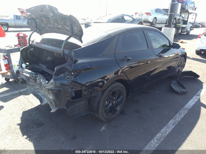 2022 HYUNDAI ELANTRA SEL VIN: 5NPLM4AGXNH070703