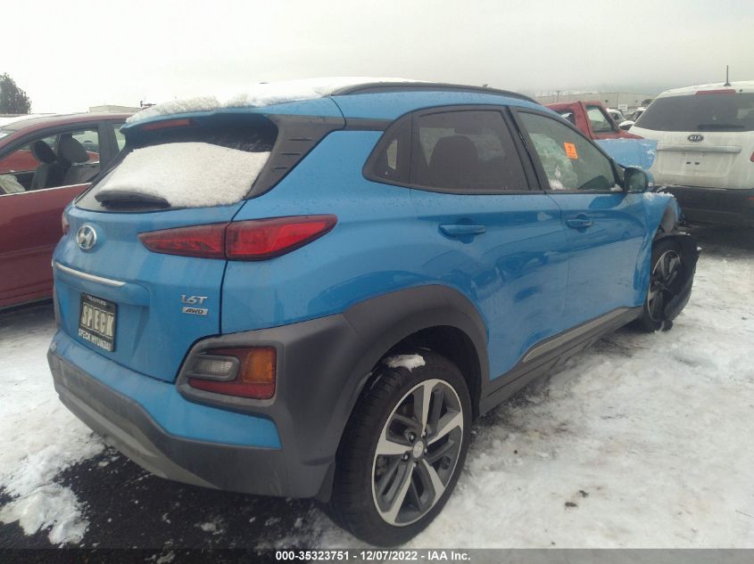 2020 HYUNDAI KONA LIMITED VIN: KM8K3CA57LU401601
