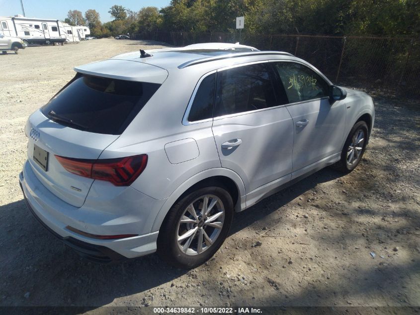 2022 AUDI Q3 S LINE PREMIUM PLUS VIN: WA1EECF35N1126845