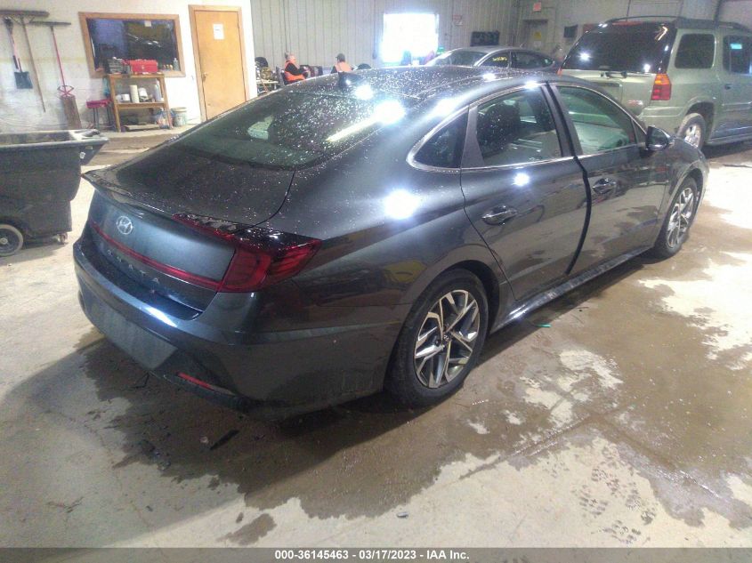 2022 HYUNDAI SONATA SEL VIN: KMHL14JA3NA192133