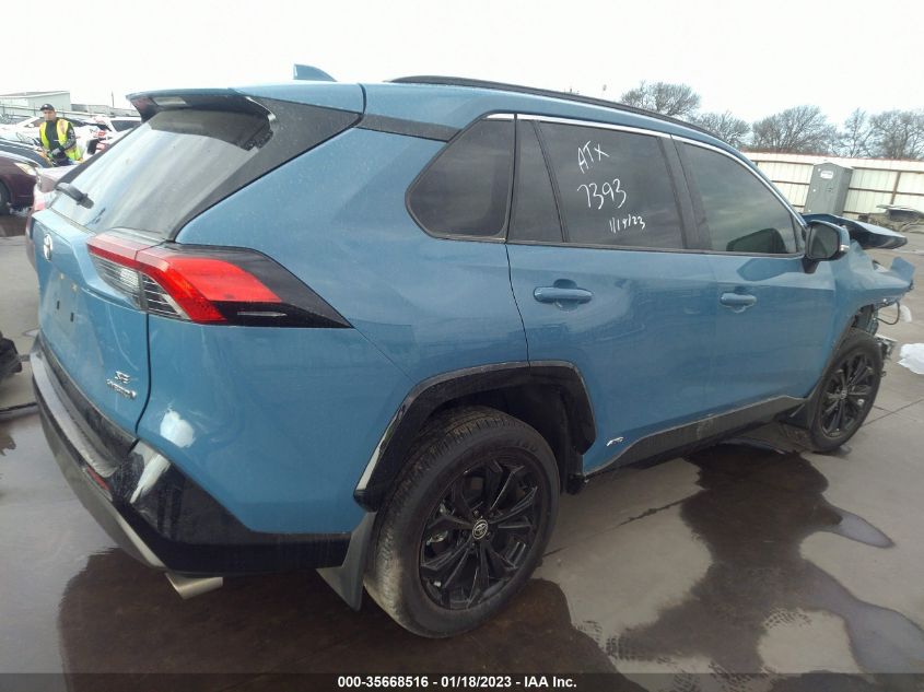 2022 TOYOTA RAV4 HYBRID SE VIN: JTM16RFV1ND054532