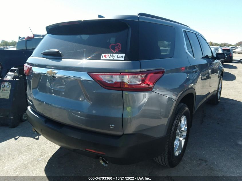2021 CHEVROLET TRAVERSE LT CLOTH VIN: 1GNERGKW4MJ156040