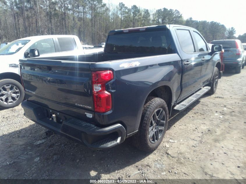 2022 CHEVROLET SILVERADO 1500 CUSTOM VIN: 1GCPDBEK0NZ591345