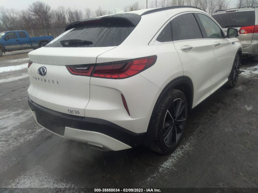 2022 INFINITI QX55 ESSENTIAL VIN: 3PCAJ5K3XNF114800
