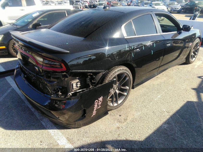 2022 DODGE CHARGER SCAT PACK VIN: 2C3CDXGJ0NH210226