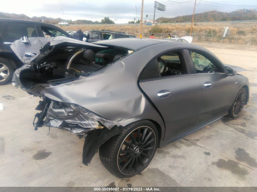 2022 MERCEDES-BENZ CLA AMG CLA 35 VIN: W1K5J5BB4NN307136