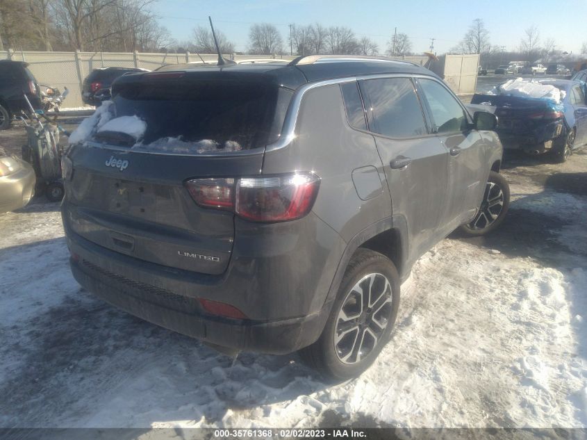 2022 JEEP COMPASS LIMITED VIN: 3C4NJDCBXNT152403