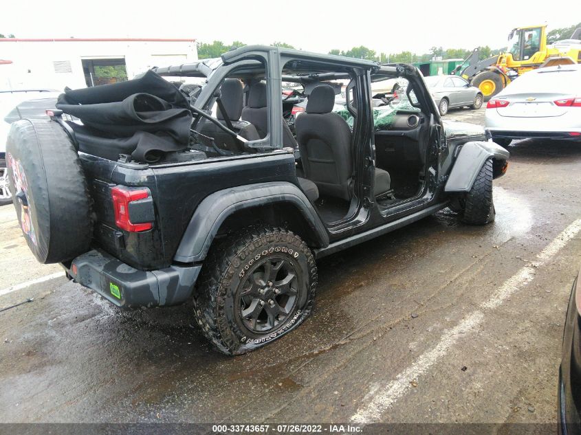 2020 JEEP WRANGLER UNLIMITED WILLYS VIN: 1C4HJXDM8LW324790