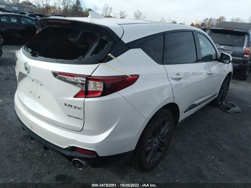 2021 ACURA RDX W/A-SPEC PACKAGE VIN: 5J8TC2H62ML036206