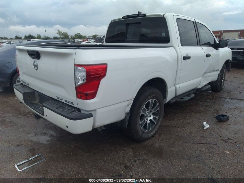 2022 NISSAN TITAN SV VIN: 1N6AA1EC9NN105699