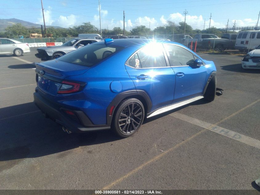 2022 SUBARU WRX PREMIUM VIN: JF1VBAF6XN9017446