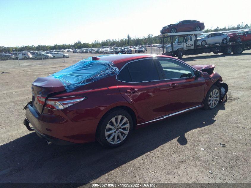 2020 TOYOTA CAMRY LE VIN: 4T1C11AK3LU892818