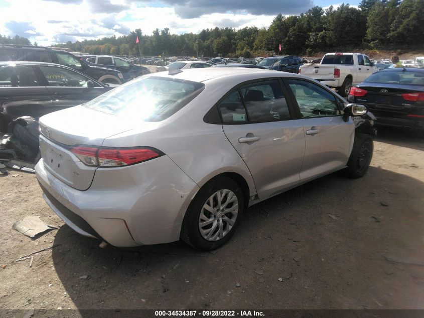 2020 TOYOTA COROLLA LE VIN: 5YFEPRAE7LP088782