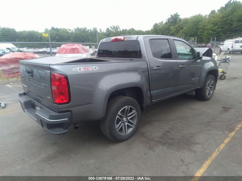 2021 CHEVROLET COLORADO 4WD WORK TRUCK VIN: 1GCGTBEN8M1116665