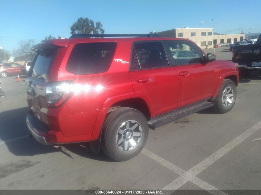 2021 TOYOTA 4RUNNER TRD OFF ROAD PREMIUM VIN: JTERU5JR9M5929713