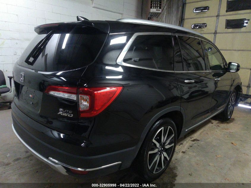 2021 HONDA PILOT ELITE VIN: 5FNYF6H00MB058738