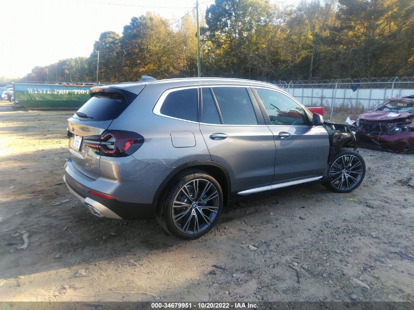 2023 BMW X3 SDRIVE30I VIN: 5UX43DP00P9N81204