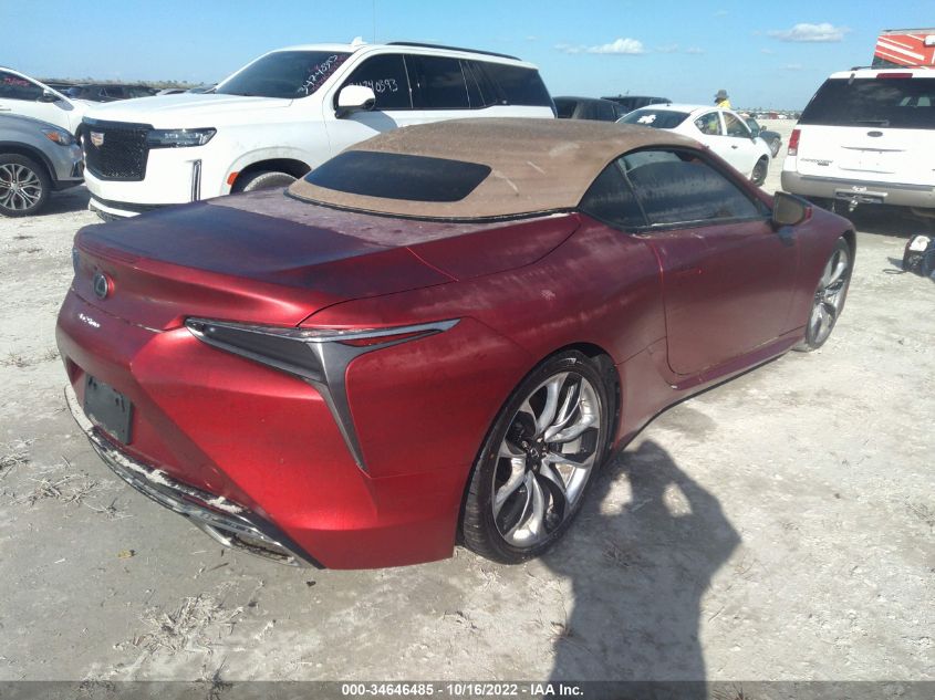 2021 LEXUS LC LC 500 VIN: JTHKPAAY8MA102711