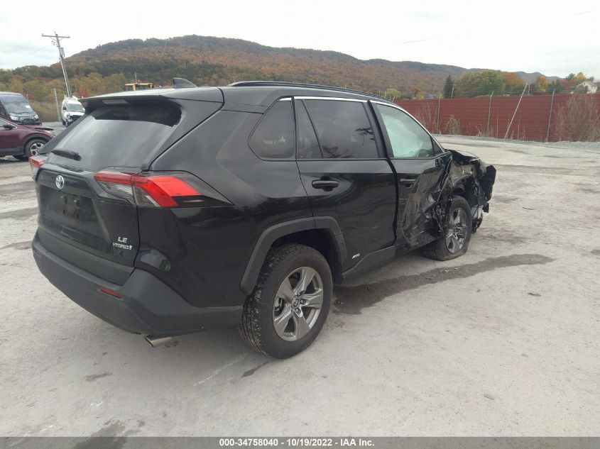 2022 TOYOTA RAV4 HYBRID LE VIN: 4T3LWRFV3NU070193