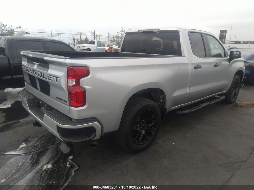 2022 CHEVROLET SILVERADO 1500 LTD CUSTOM VIN: 1GCRWBEK2NZ221596