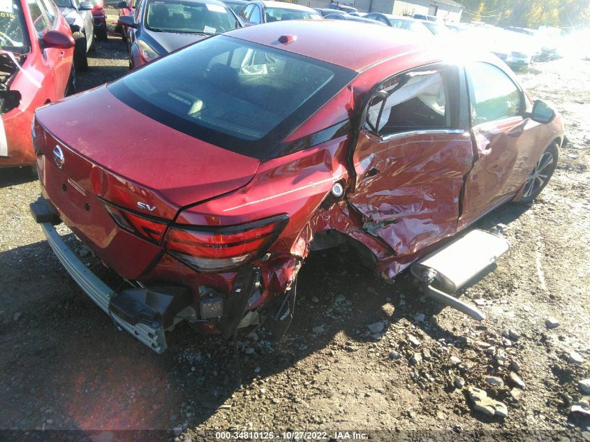 2021 NISSAN SENTRA SV VIN: 3N1AB8CV6MY203574